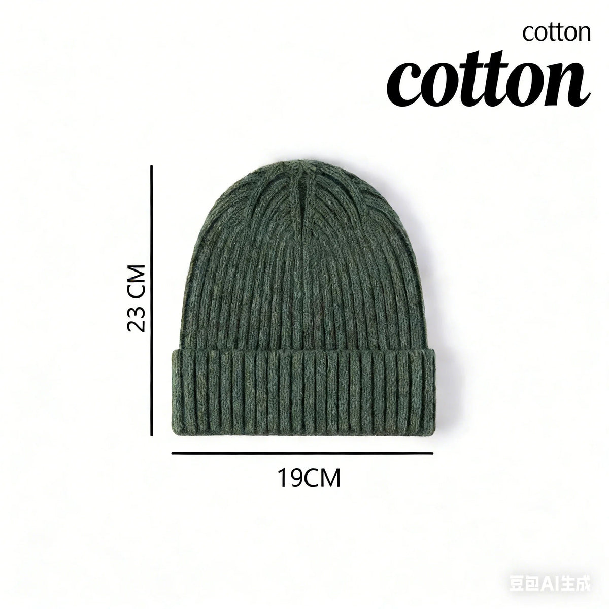 Zachte beanie voor koude winterdagen