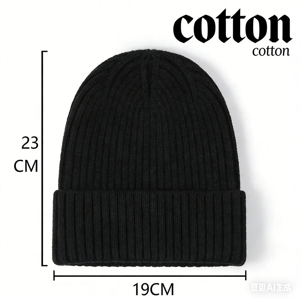 Zachte beanie voor koude winterdagen