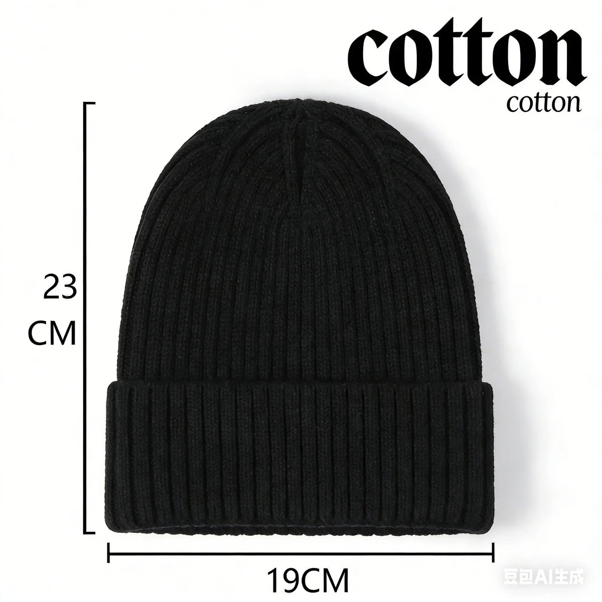 Zachte beanie voor koude winterdagen