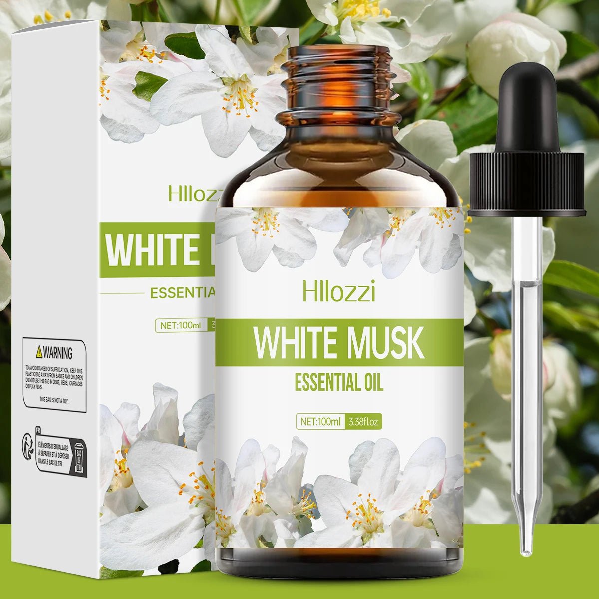 White Musk Essential Oil voor diffuser, geurbrander en aromagebruik
