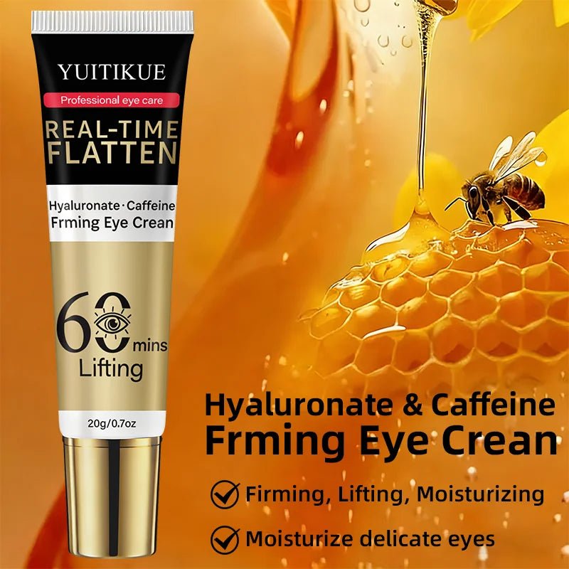 YUITIKUE oogcrème met hyaluronzuur en cafeïne voor dagelijkse oogverzorging