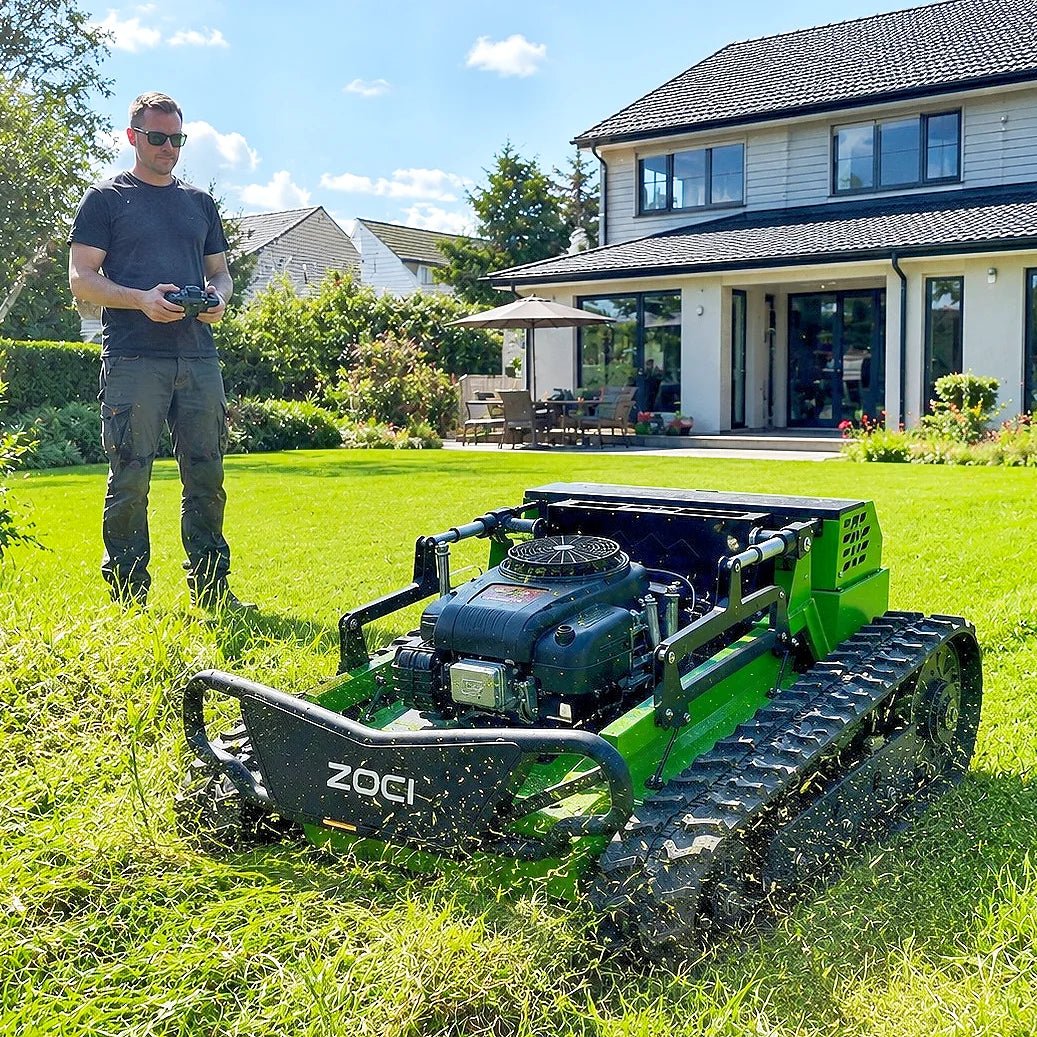 ZOCI professionele rupsmaaier met afstandsbediening voor hellingen, boomgaarden en grote gazons
