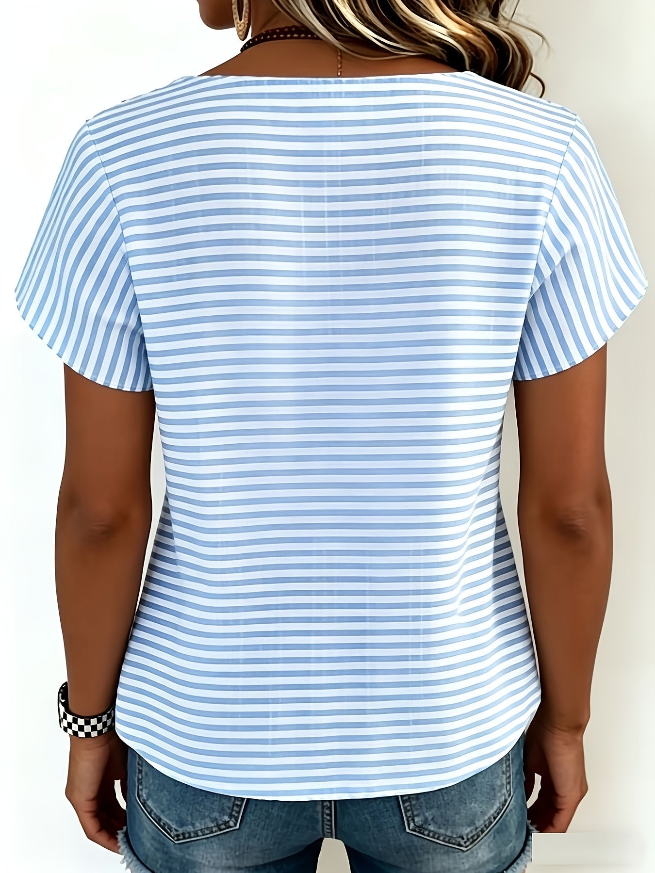 Casual zomer T-shirt voor dames geschikt voor vakantie en dagelijks gebruik