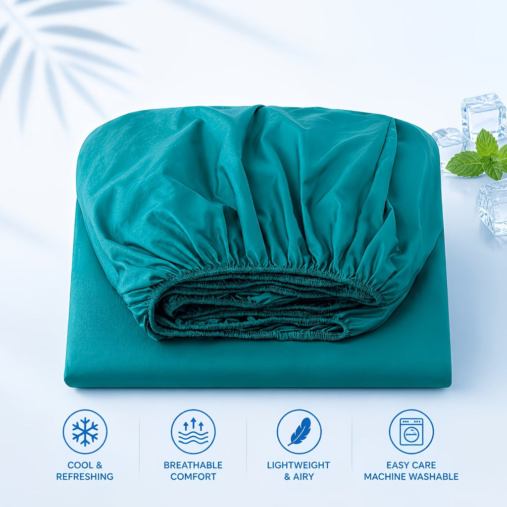 Verkoelend hoeslaken met 360 graden elastische pasvorm op een matras