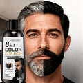 Zwarte Haarverfshampoo 8-in-1 – Voor Haar en Baard, Grijsdekking - Spotlights shopping